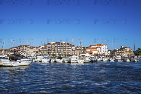 Marina in Capbreton, Landes, Nouvelle-Aquitaine, France