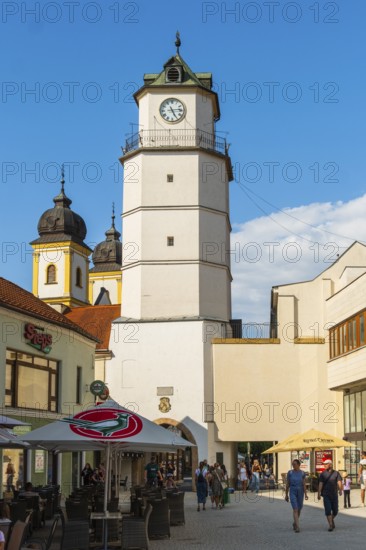 City tower and historic city centre, Capital of Culture 2026, Trencín, Slovakia