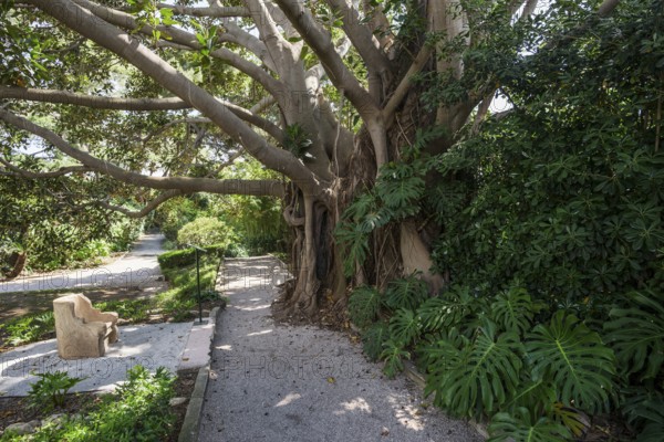 Park, Villa Ephrussi de Rothschild, Saint-Jean-Cap-Ferrat, Cap Ferrat, Alpes Maritimes, Provence Alpes Cote d'Azur, French Riviera, South of France, France