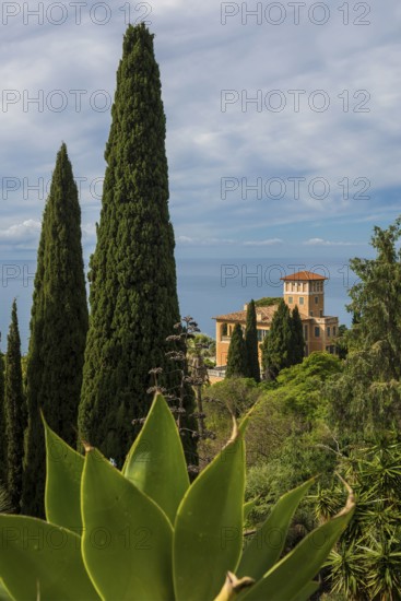 Botanical Garden, Giardino Hanbury, La Mortola, near Ventimiglia, Riviera dei Fiori, Liguria, Italy