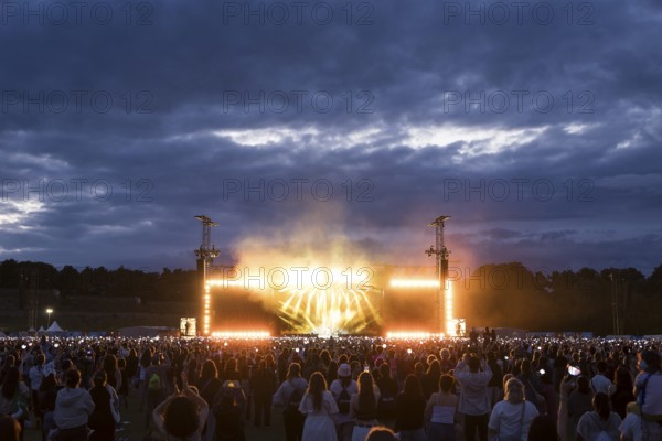 J-Hope at the Lollapalooza Festival in the Olympiastadion and on the Maifeld, Berlin, 13.07.2025