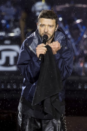 Justin Timberlake at the Lollapalooza Festival in the Olympiastadion and on the Maifeld, Berlin, 12/07/2025