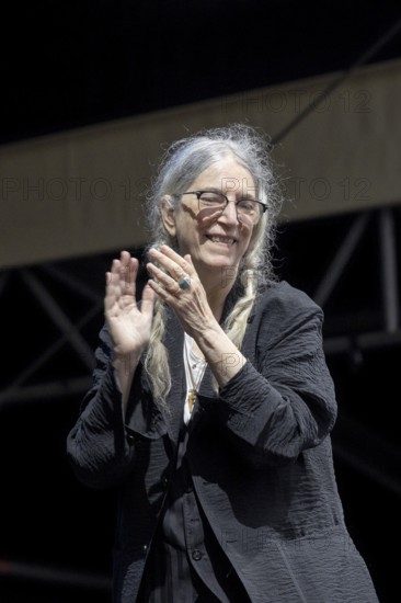 Patti Smith, singer, songwriter, USA, Patti Smith Quartet, open air at the Citadel Music Festival, 11 July 2025, Spandau Citadel, Berlin, Germany < english> Patti Smith, singer, songwriter, USA, Patti Smith Quartet, open air at the Citadel Music Festival, July 11, 2025, Spandau Citadel, Berlin, Germany