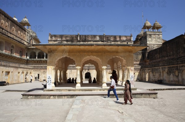 Women's Wing or Wing of the Queens in the Amber Fort or Fortress, Jaipur, Rajasthan, India
