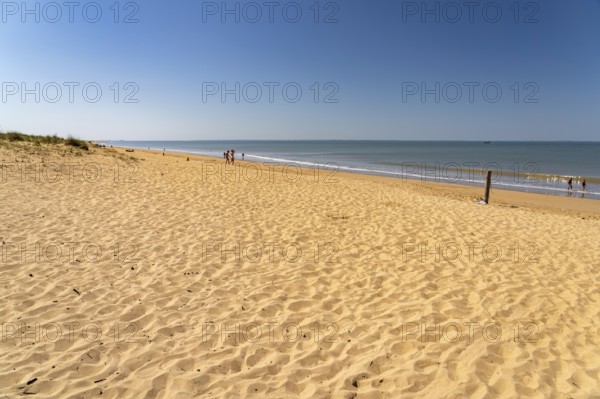 The Plage des Chardons beach in L'Aiguillon-la-Presqu'ile, France