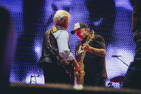 Glen Matlock (bassist) and Steve Jones (guitarist) from the Sex Pistols ft. Frank Carter live at the Berlin Zitadelle Spandau on 04.07.2025