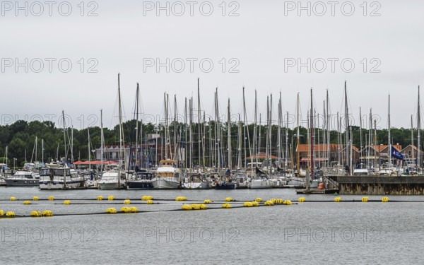 Marina in Le Verdon-sur-Mer, Nouvelle-Aquitaine, Gironde, France