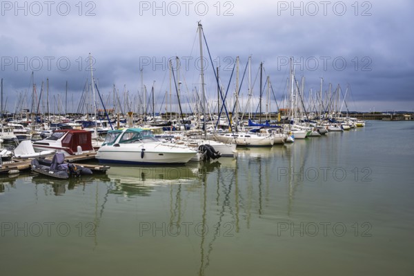Marina in Le Verdon-sur-Mer, Nouvelle-Aquitaine, Gironde, France