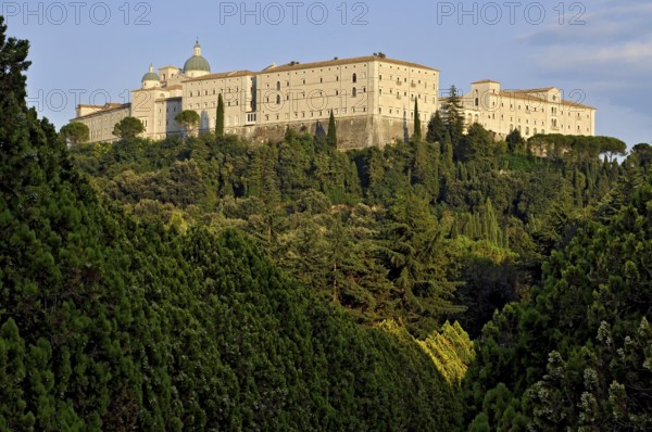Benedictine Abbey of Montecassino on Monte Cassino, Cassino, Frosinone, Lazio, Italy