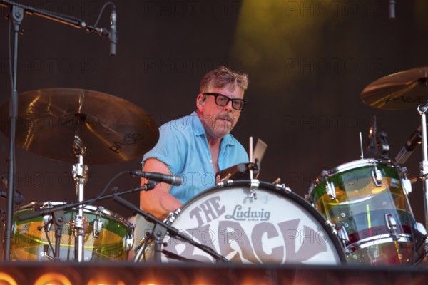 Patrick Carney, drummer, from THE BLACK KEYS live at the Zitadelle Spandau on 01.07.2025