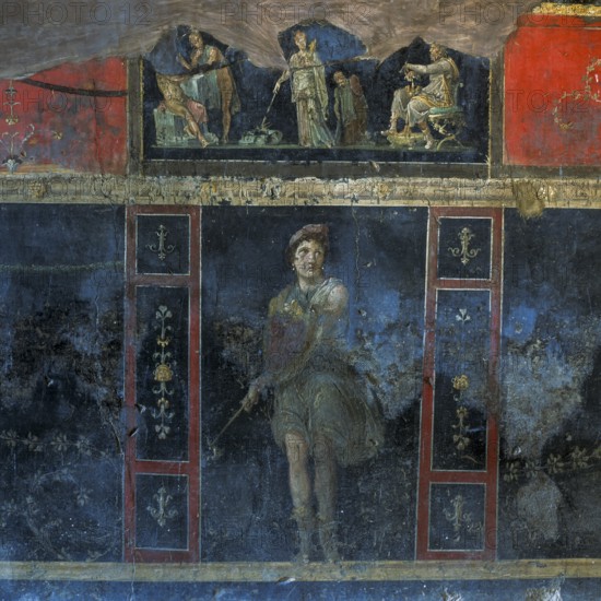 Frescoes from the House of Vettii, Aulus Vettius Conviva and Aulus Vettius Restitutus, Pompeii, Italy