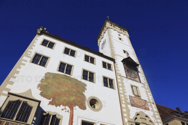 Grafeneckart, oldest part of the town hall, Würzburg, Lower Franconia, Bavaria, Germany