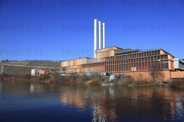 Combined heat and power plant Würzburg is a combined heat and power plant operated by Würzburger Versorgungs- und Verkehrs-GmbH on the banks of the River Main. Originally built in the early 1950s, the coal-fired power plant was converted into a natural gas-fired combined cycle power plant in 2003, Würzburg, Lower Franconia, Bavaria, Germany