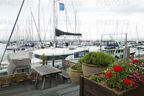 Boat harbour, Baltic Sea, Baltic resort, Kühlungsborn-Ost, Kühlungsborn, Rostock district, Mecklenburg-Western Pomerania, Germany