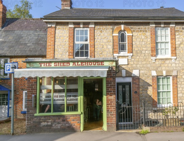 The Shed Alehouse pub, Pewsey, Wiltshire, England, UK