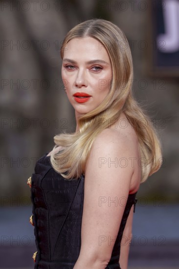 Scarlett Johansson at the German premiere of the adventure film Jurassic World, the rebirth at Berlin's Zoo Palast on 18 June 2025