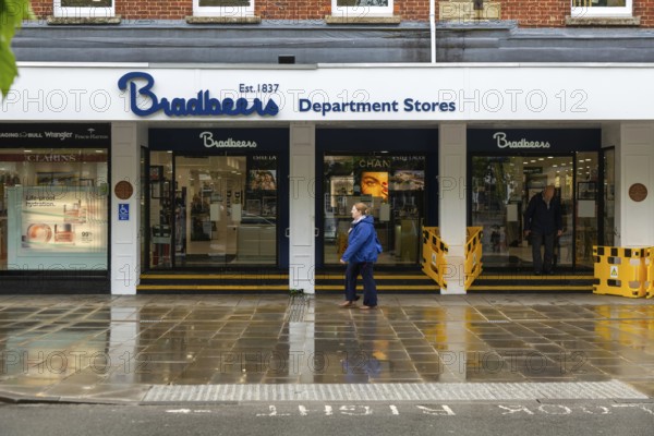 Bradbeers department store shop in city centre of Salisbury, Wiltshire, England, UK