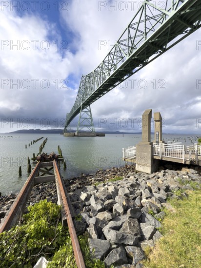 Astoria Megler Bridge on the Columbia River, Astoria, Oregon, USA, North America
