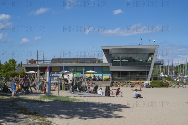 Baltic Sea Info Centre, Sandstrand, Eckernförde, Baltic Sea, Schleswig-Holstein, Germany