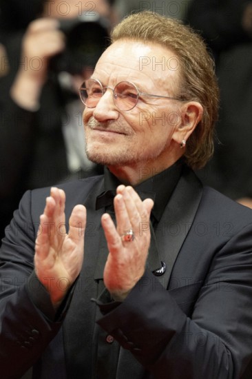 Cannes, France - 16.5.2024: Bono on the red carpet during the 78th Cannes International Film Festival. The 78th Cannes International Film Festival will take place from 13 to 24 May 2025