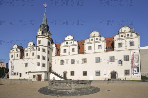 Johannbau built in 1556 Museum of City History, Renaissance, Castle, Dessau, Dessau-Roßlau, Saxony-Anhalt, Germany