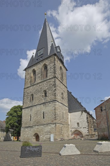 Gothic St Mary's Church, Bernburg, Saxony-Anhalt, Germany