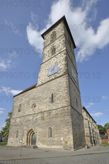 Gothic St Nikolai Church, Bernburg, Saxony-Anhalt, Germany