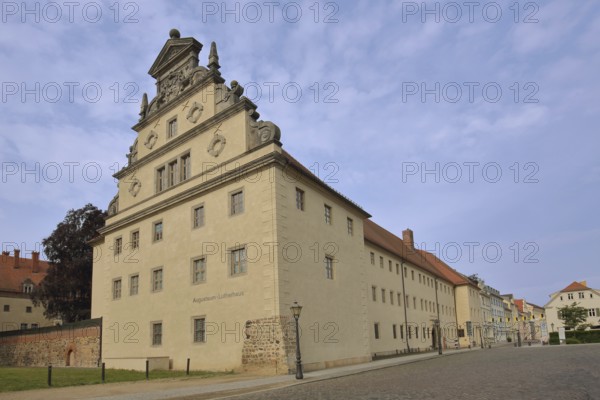 UNESCO Luther House, home of Martin Luther built in 1503, Augusteum, Luther city Wittenberg, Fläming, Saxony-Anhalt, Germany