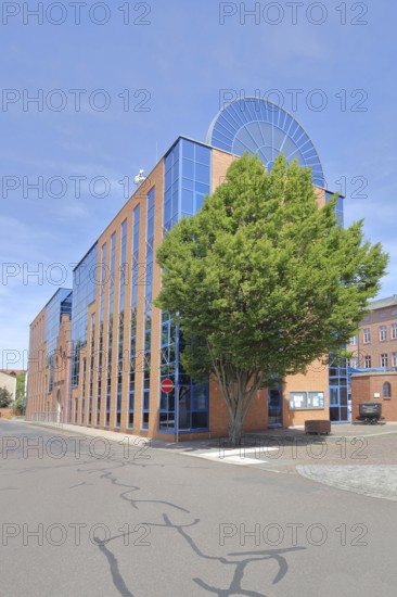 Modern town hall, Bitterfeld, Saxony-Anhalt, Germany
