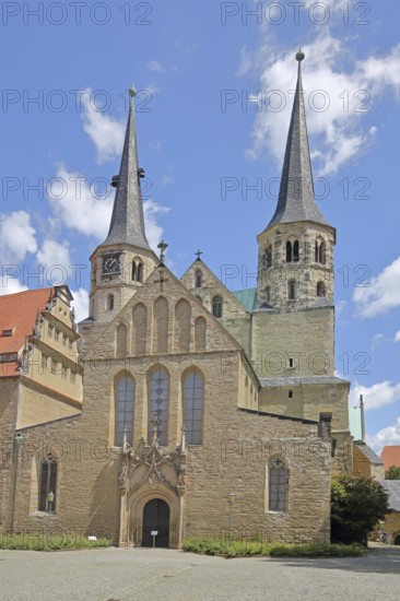 Romanesque Cathedral of St John and St Lawrence, landmark, Merseburg, Romanesque Road, Saxony-Anhalt, Germany