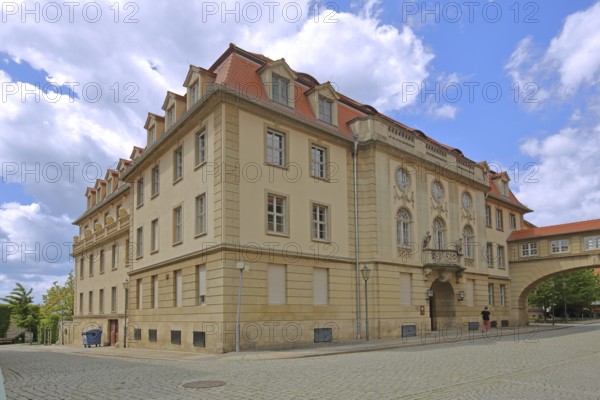 Neo-Baroque building of the district administration, Domplatz, Merseburg, Saxony-Anhalt, Germany