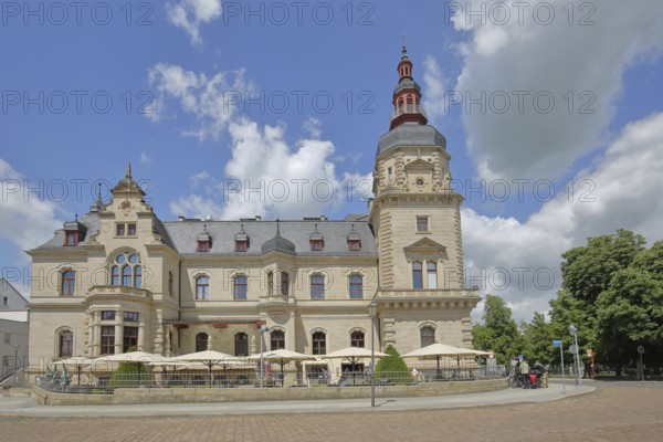 Historic Ständehaus, historicist villa, Merseburg, Saxony-Anhalt, Germany