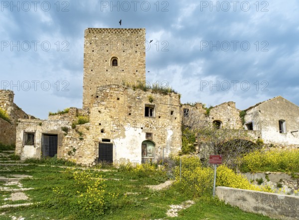 Ghost town of Craco, Basilicata, Italy