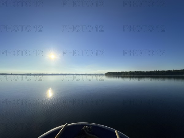 Evening atmosphere, Lake Starnberg, Bavaria, Germany