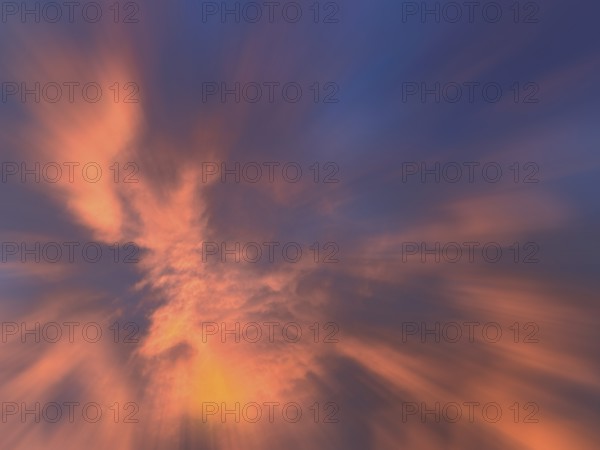 Clouds at sunset, Zoomeff