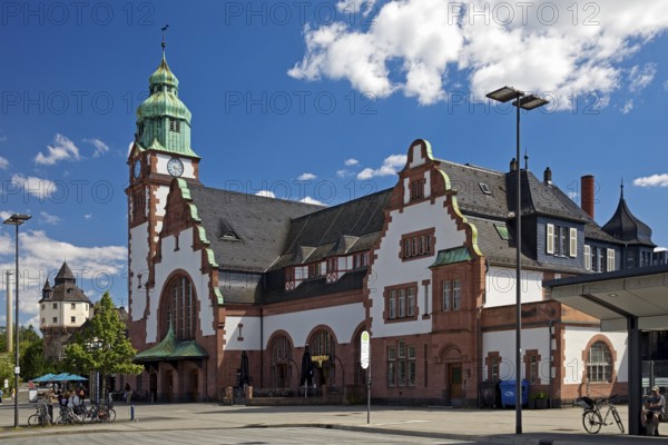 Railway station in Bad Homburg vor der Höhe, Hesse, Germany