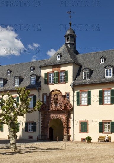 Inner courtyard, Bad Homburg vor der Höhe Castle, Hesse, Germany