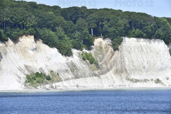 Chalk coast at Jasmund National Park on Rügen, Mecklenburg-Western Pomerania, Germany