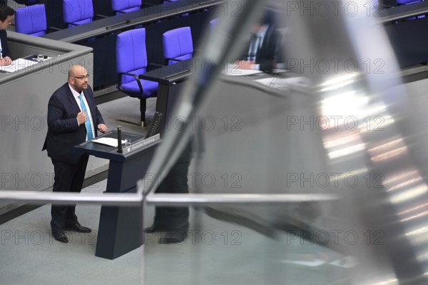 Stephan Protschka (AfD) speaks on the agenda item Animal husbandry labelling obligation at the eleventh session of the Bundestag