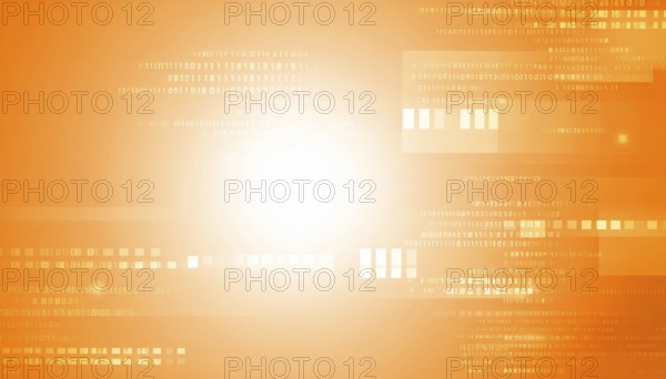 Business, abstract background, blur computer code, AI generated