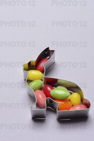 Bunny baking tin and sugar Easter eggs, cookie cutter