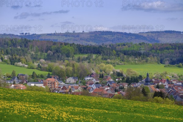 Schalkau, Thuringian Slate Mountains, Thuringia, Germany