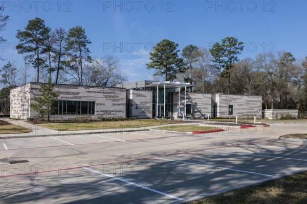 Timber Lane Utility District Community Center in Cypress Creek Park at Timber Lane in Spring, Texas, USA
