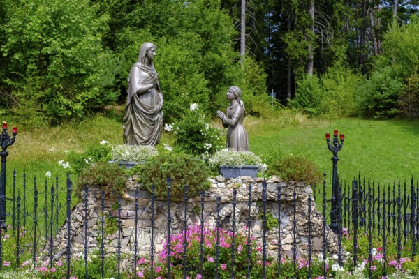 Place of publication, Maria and Domenica Targa, pilgrimage church, Santuario della Madonna di Pinè, Montagnaga, Val di Pine, Alta Valsugana e Bersntol, Trentino, Italy