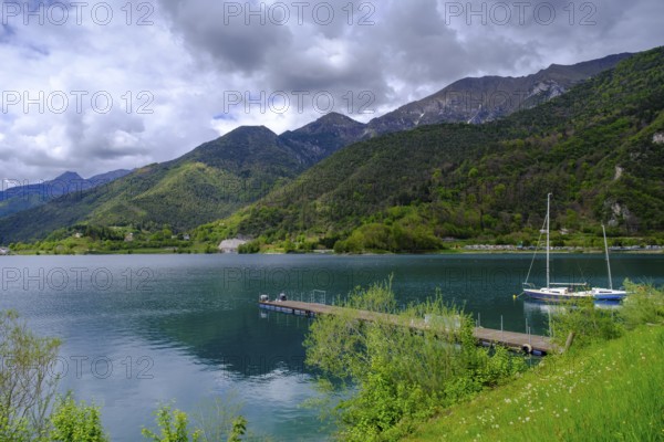 Lake Ledro, Lago di Ledro, Trentino, Italy