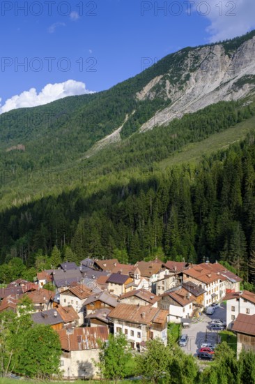 Lower Town, Cibiana di Cadore, Dolomites, Trentino, Italy
