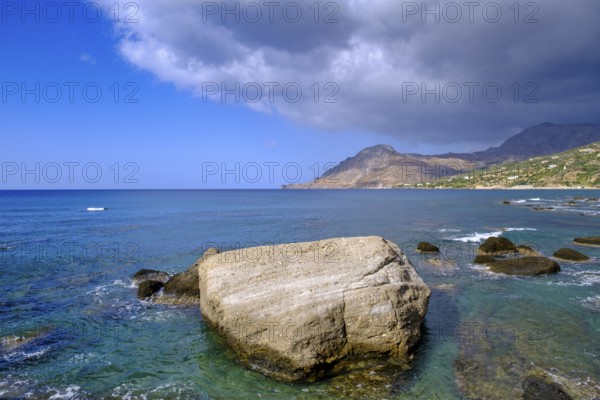 Skinos beach, Plakias on the Libyan Sea, south coast, Crete, Greece