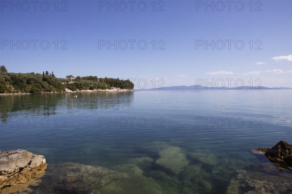 Coast of the Pagasitic Gulf, Kato Gatzea, Pelion or Pelion Peninsula, Magnisia, Thessaly, Greece