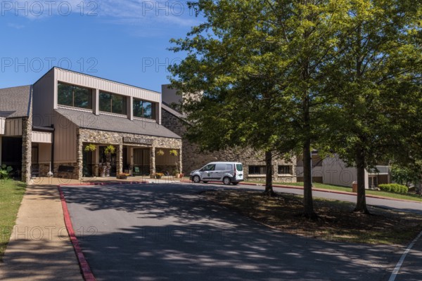 The Lodge at Natchez Trace in the Pin Oak area of Natchez Trace State Park near Wildersville, Tennessee