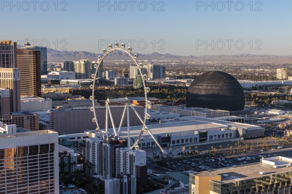 The High Roller Observation Wheel on the strip in Las Vegas, Nevada